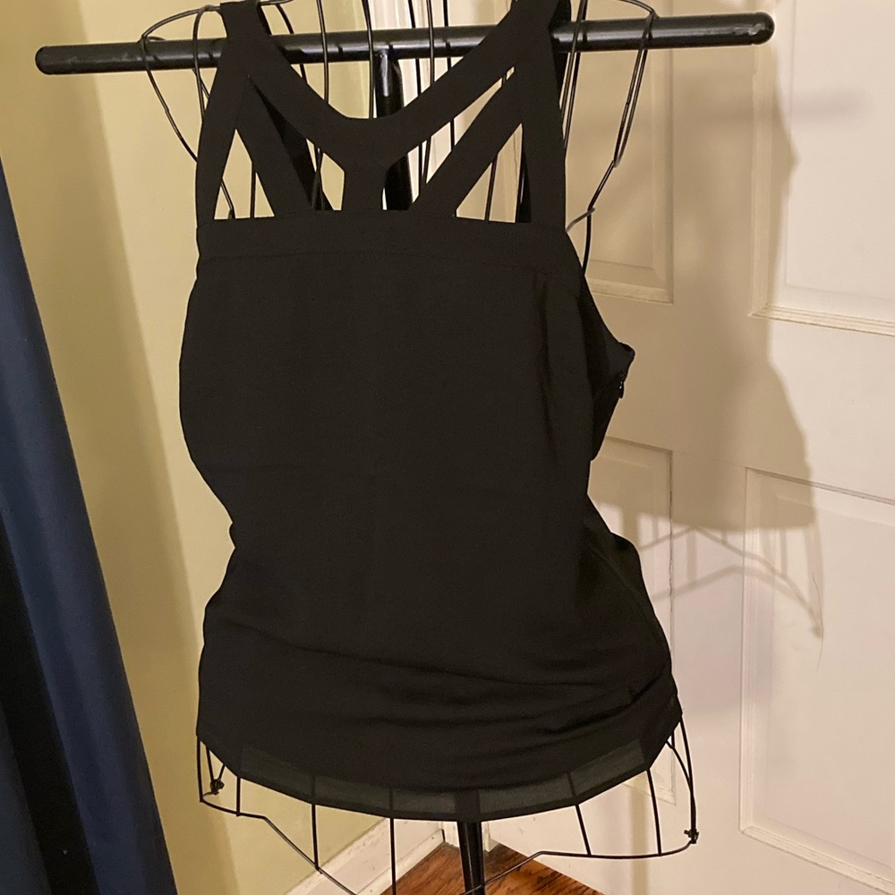 Banana Republic Black Chunky Strap Top